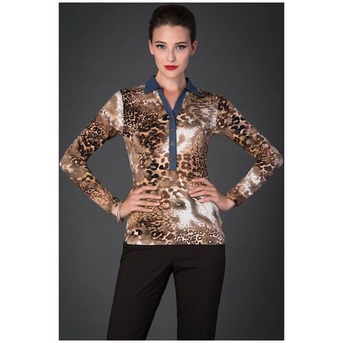 Купить Блуза Арт-Деко, размер 42, коричневый
Блуза из трикотажного полотна прилегающего...