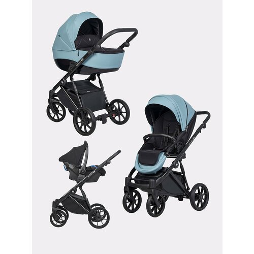Купить Коляска детская 3 в 1 Riko BRANO PRO 02 Сrystal blue (синий)
Детская коляска 3 в...