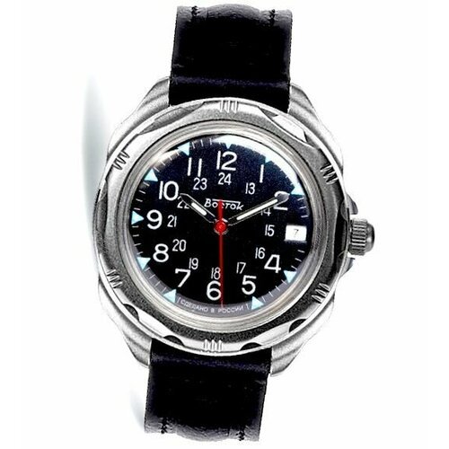 Купить Наручные часы Восток Командирские 84373, черный, серебряный
Механизм "Восток 241...