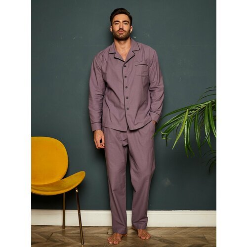 Купить Пижама Малиновые сны, размер 48, фиолетовый
Мужская пижама изготовлена из 100% х...