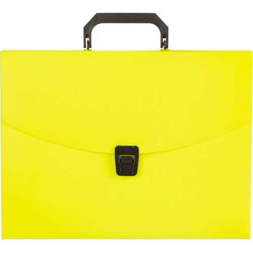 Купить Папка-портфель 1 отделение Attache Neon желтый
Портфель формата А4 из высококаче...