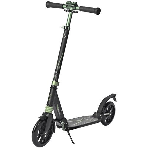 Купить Самокат TECH TEAM City Scooter Green 2022
Скутер оснащен передним и задним аморт...