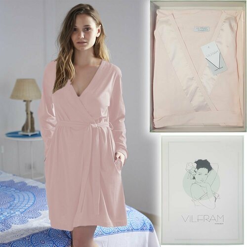 Купить Халат Vilfram, размер 50, светло-розовый
Итальянские женские домашние халаты-это...