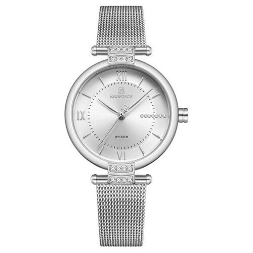 Купить Наручные часы Naviforce, серебряный
Naviforce NF5019 (S/W) - это женский классич...