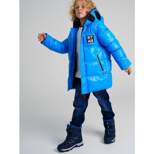 Купить Куртка playToday, размер 128, голубой
Куртка зимняя. Линия Nord - высокая степен...