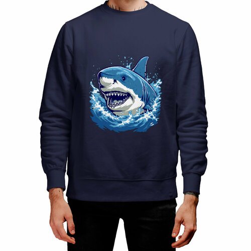 Купить Свитшот ROLY, размер 2XL, синий
Название принта: Морская акула. Автор принта: Ma...