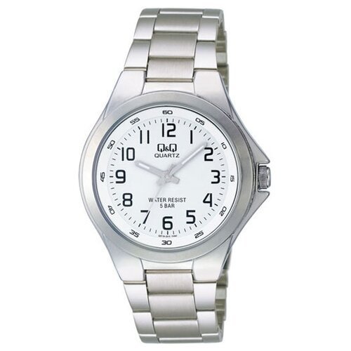 Купить Наручные часы Q&Q, серебряный
Мужские японские наручные часы Q&Q Q618-204 [Q618...