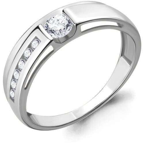 Купить Кольцо Diamant online, белое золото, 585 проба, фианит, размер 18.5
<p>В нашем и...