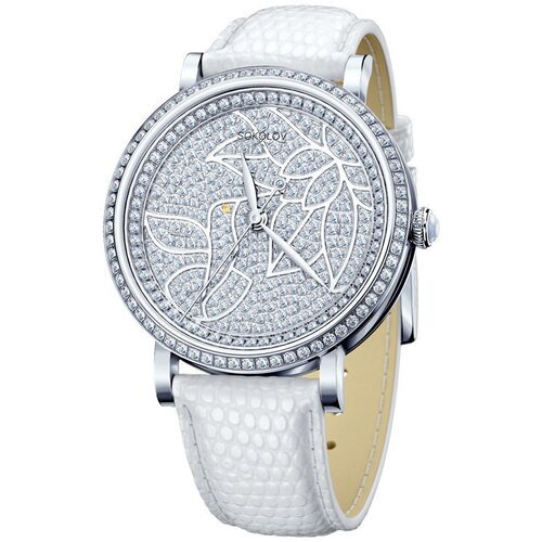 Купить Наручные часы Diamant online, фианит, серебряный
<p>В нашем интернет-магазине вы...