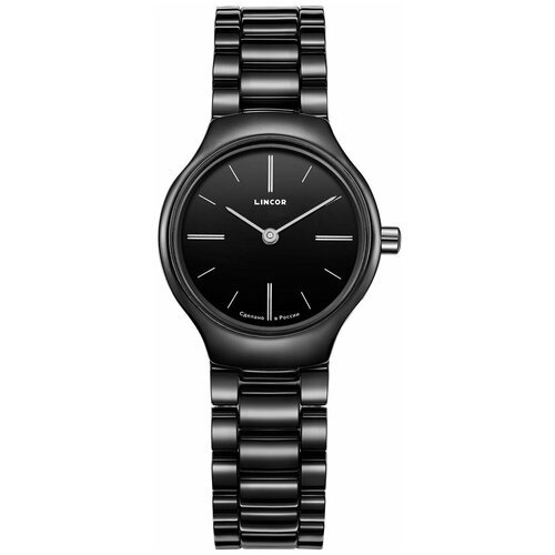 Купить Наручные часы LINCOR, черный
Японский кварц в лаконичном дизайне керамического к...