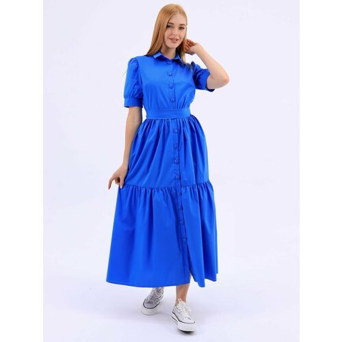 Купить Платье EBO, размер 42, синий
Платье летнее с поясом макси от ebo style - это воп...