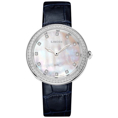 Купить Наручные часы LINCOR, синий, серебряный
Женственная модель с точным швейцарским...