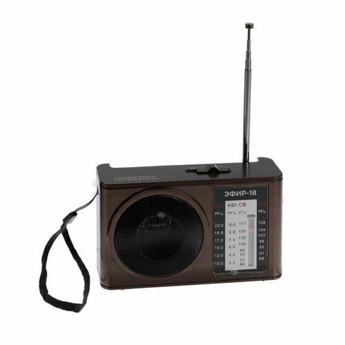 Купить Радиоприёмник "18", УКВ 64-108 МГц, 500 мАч, коричневый
Артикул: 2049-948. Вес:...