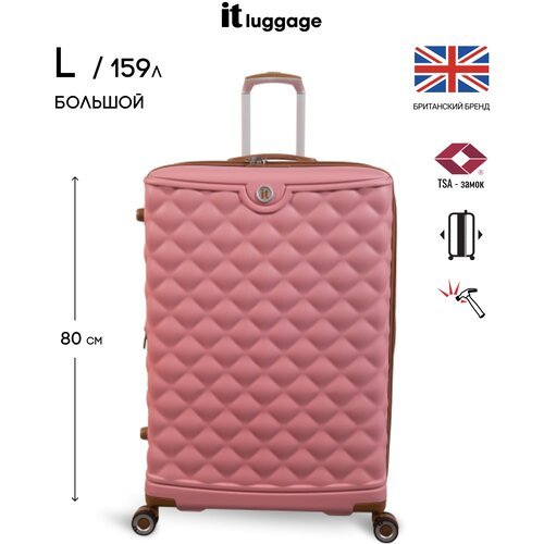 Купить Чемодан IT Luggage, 159 л, размер L+, розовый
Пришло время показать миру, что вы...