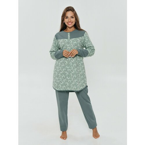 Купить Пижама LOVETEX.STORE, размер 62, зеленый
Представляем Вам нашу женскую пижаму ов...