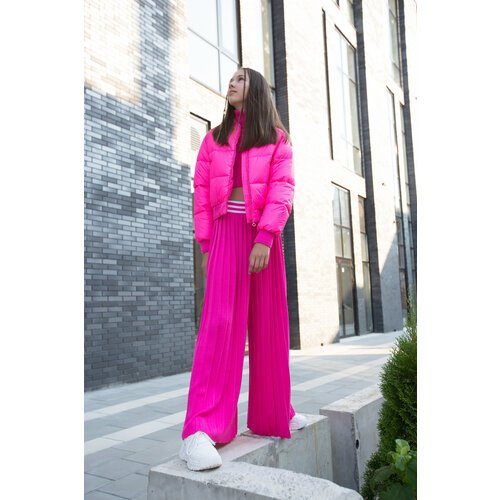 Купить Бомбер Orso Bianco, размер 146, розовый
Утепленная объемная куртка для девочки,...