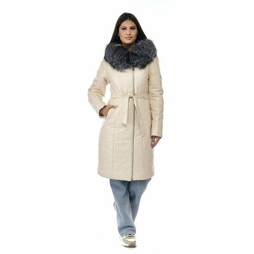 Купить Куртка Prima Woman, размер 58, бежевый
Женский кожаный утепленный пуховик бренда...