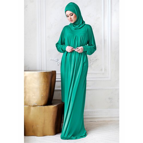 Купить Платье Hayat, размер 42-52, зеленый
Свободное платье на кокетке универсального р...