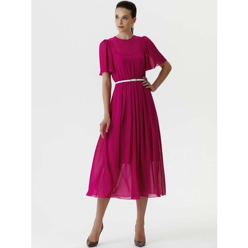 Купить Платье Арт-Деко, размер 44, лиловый
Легкое струящееся шифоновое платье - миди -...