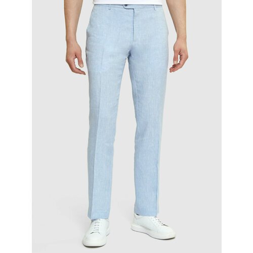 Купить Брюки KANZLER, размер 56, голубой
Прямые брюки KANZLER из премиального натуральн...