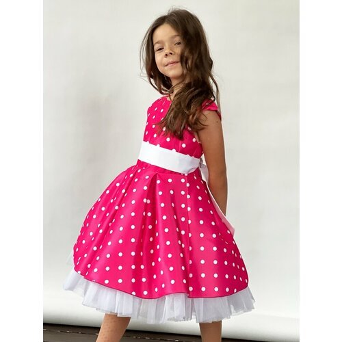 Купить Платье Бушон, размер 122-128, розовый
Платье для девочки нарядное бушон ST10, ст...