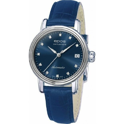 Купить Наручные часы Epos, синий
Женские автоматические часы в круглом стальном корпусе...