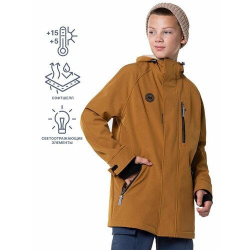 Купить Куртка NIKASTYLE 4л9224, размер 152-76, коричневый
Ветровка для девочки из Softs...