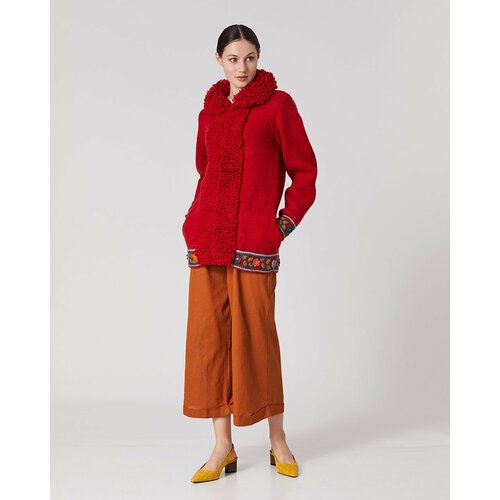 Купить Кардиган Wool Art, размер М, красный
Удлиненный жакет с объемным воротником – эт...