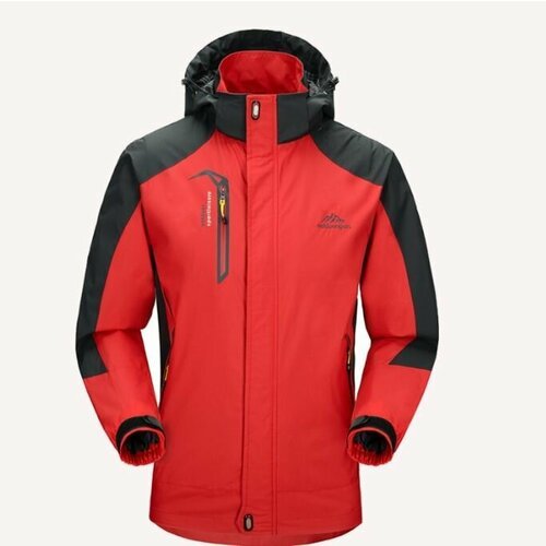 Купить Куртка , размер XXL, красный
Уличная легкая спортивная куртка-ветровка со съемны...