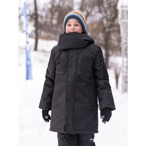 Купить Куртка NIKASTYLE 4з3923, размер 158-80, черный
Детская зимняя удлиненная куртка...