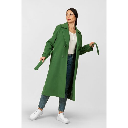 Купить Пальто MARGO, размер 44-46, зеленый
Демисезонное пальто прямого кроя с английски...