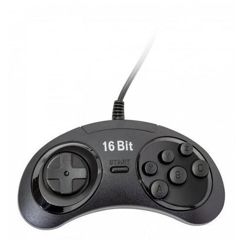 Купить Джойстик 16bit Controller Black
Стандартный 6-ти кнопочный овальный джойстик с к...