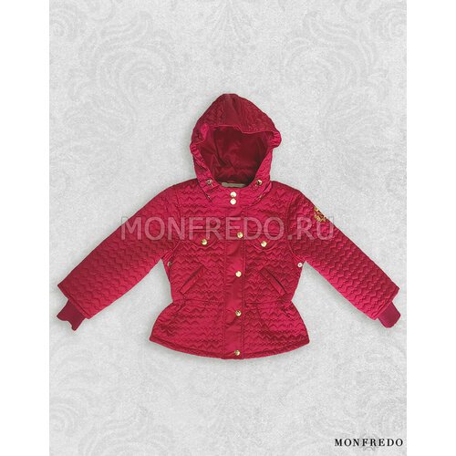 Купить Куртка MONFREDO, размер 122, фуксия, розовый
Стеганая в форме сердечек демисезон...