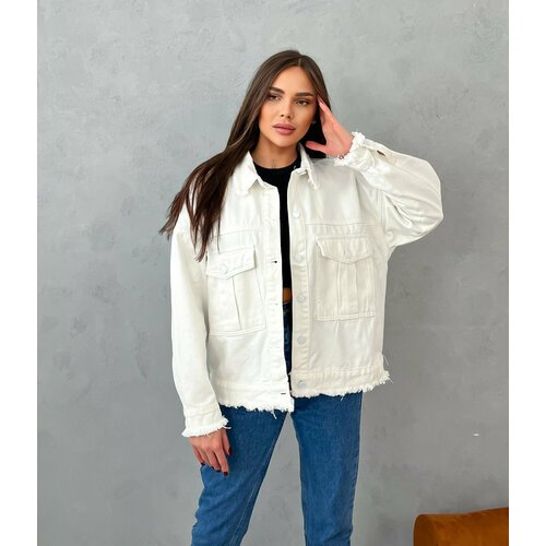 Купить Куртка , размер L (52), белый
Куртка джинсовая - это постоянный тренд на сезон в...