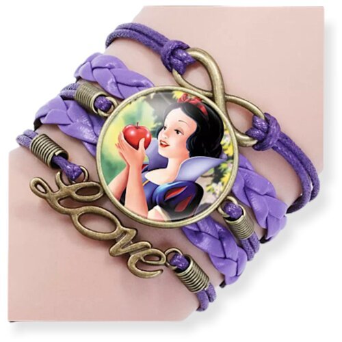 Купить Браслет , фиолетовый
Детский плетеный браслет для девочек с персонажем из мультф...