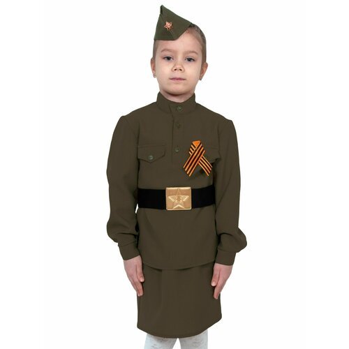 Купить Карнавальный костюм "Солдаточка", детский, размер S (116-122см)
Изделие швейное...