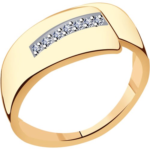 Купить Кольцо Diamant online, золото, 585 проба, фианит, размер 17.5
<p>В нашем интерне...