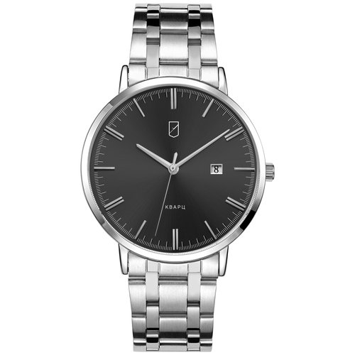 Купить Наручные часы УЧЗ, черный, серебряный
<p>Часы наручные мужские, кварцевые, модел...