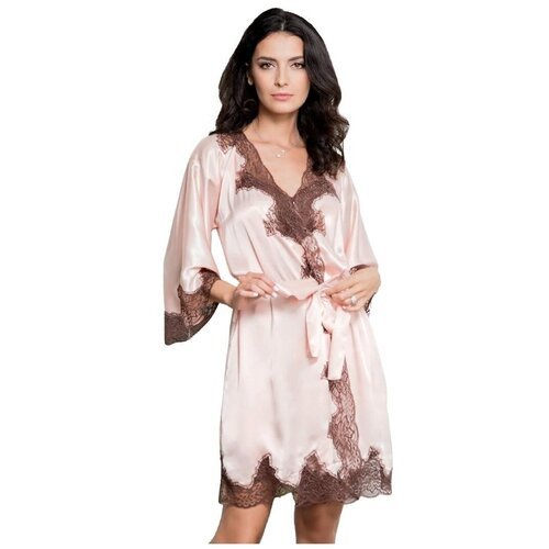 Купить Халат MIA-AMORE, размер 2XL(52), розовый
Короткий халат Mia Amore выполнен из см...
