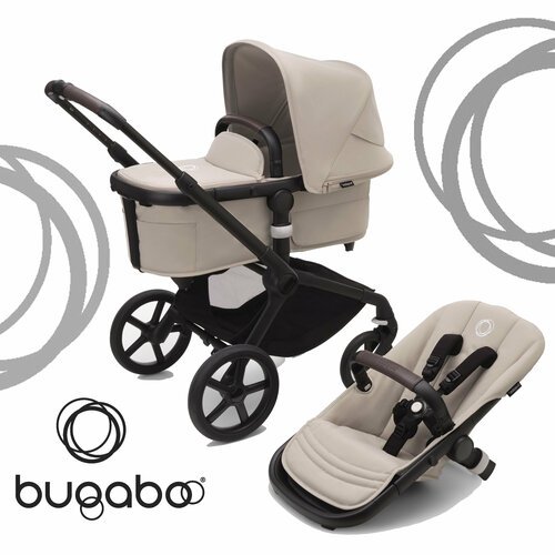 Купить Детская коляска 2 в 1 Bugaboo Fox5 Black/Desert Taupe
Отличие Fox 5 от Fox 3:<br...