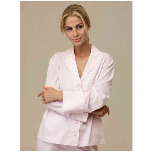 Купить Пижама Я ДОМА, размер 46, розовый, белый
Потрясающая пижама из нежного итальянск...
