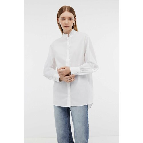 Купить Блуза Baon, B1724006, размер 50, белый
Блузка женская с удлиненной спинкой - кла...