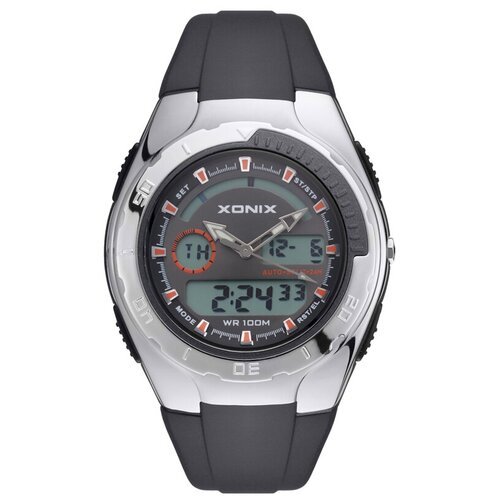 Купить Наручные часы XONIX, серый, черный
Водонепроницаемые электронные часы Xonix.<br>...