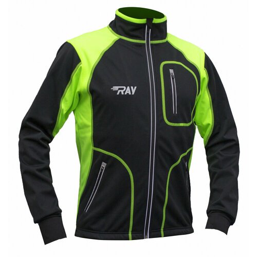 Купить Куртка RAY STAR, размер 48, черный, зеленый
Разминочная куртка STAR предназначен...
