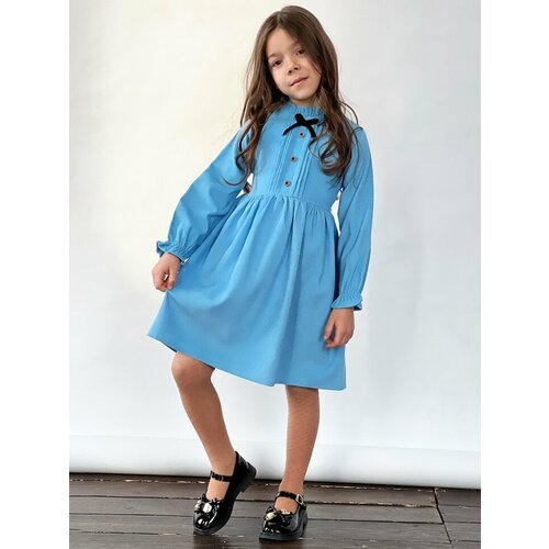 Купить Платье Бушон, размер 116-122, голубой
Платье для девочки нарядное бушон ST75, цв...