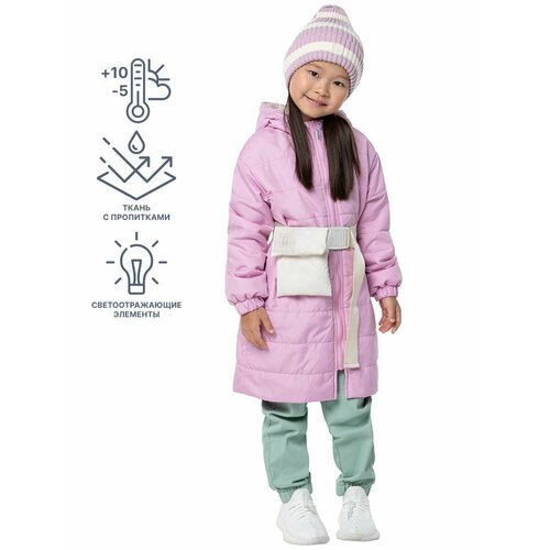 Купить Куртка NIKASTYLE 6м5824, размер 110-56, розовый
Пальто демисезонное для девочки....