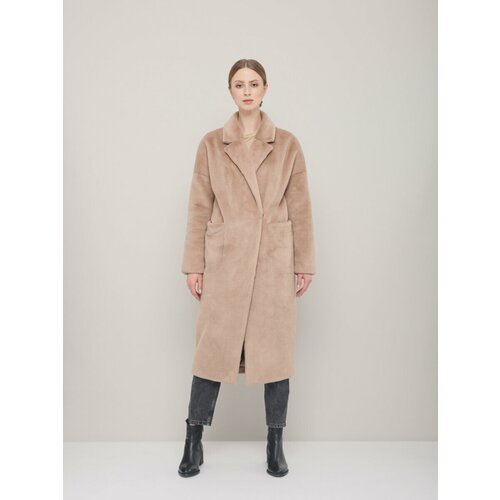 Купить Пальто ALEF, размер 50, коричневый
Шуба женская искусственная, меховое пальто зи...