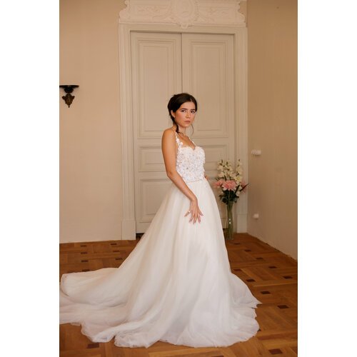 Купить Свадебное платье , размер 42-44-46, белый
Свадебное платье "Кристина"<br>Корсетн...