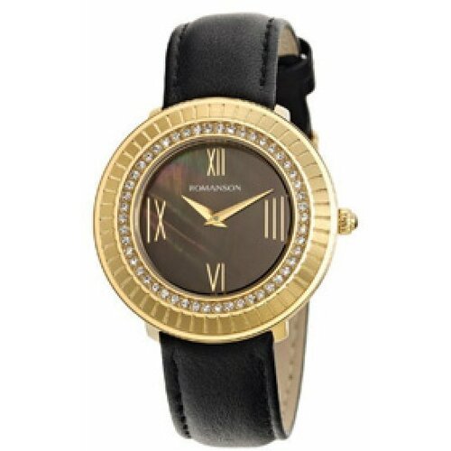 Купить Наручные часы ROMANSON RL0385TLG(BK), золотой, черный
Тип механизма: кварцевый<b...