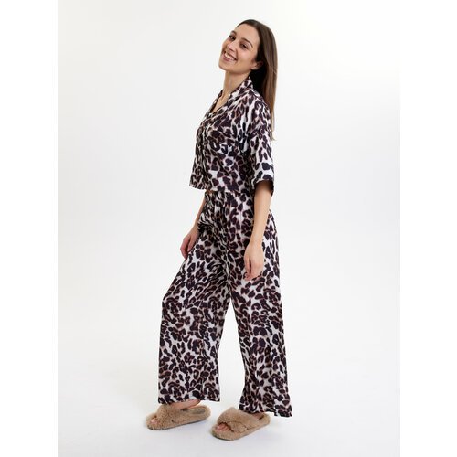 Купить Пижама , размер 46/48, мультиколор
Ищете идеальную пижаму для уютных вечеров дом...